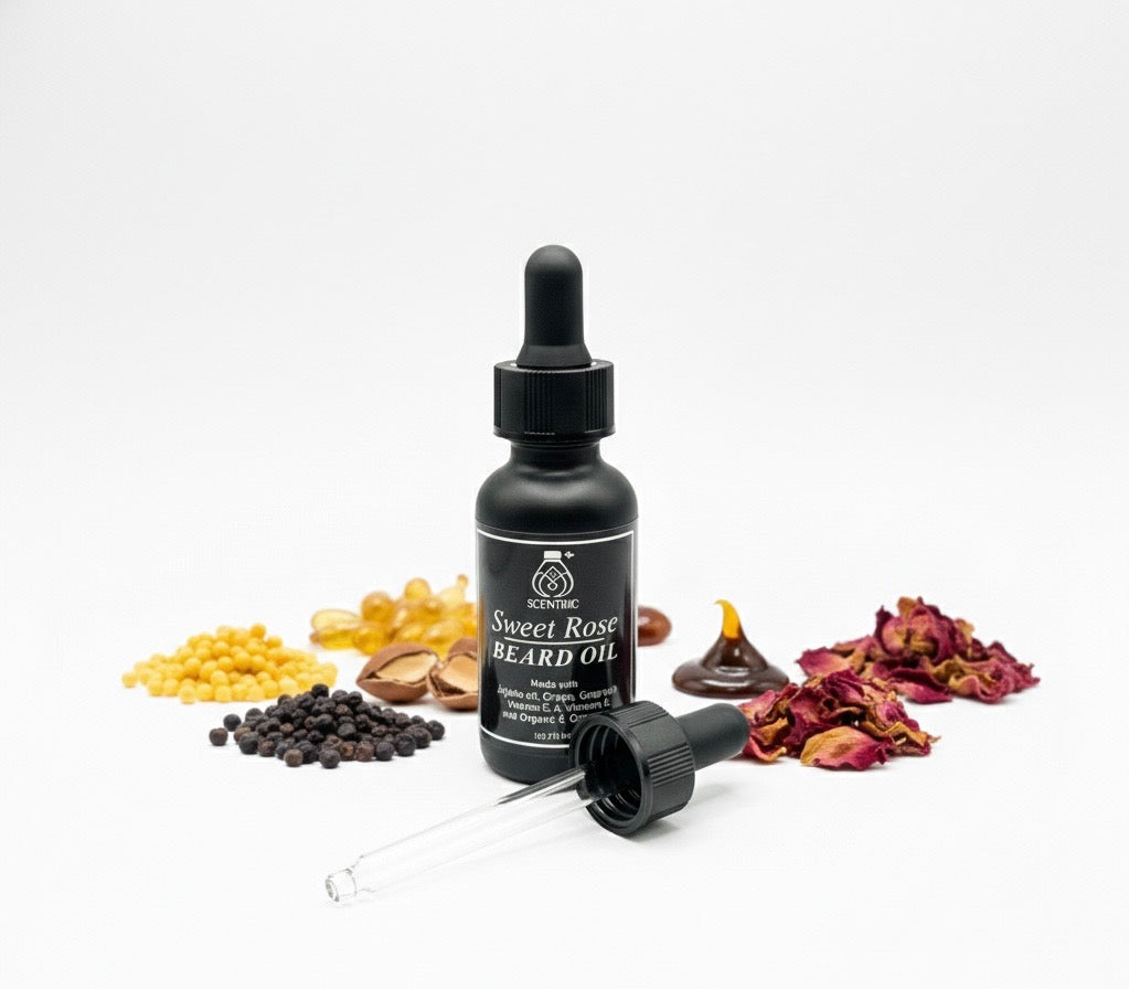 Sweet Rose Beard Balm/Oil Bundle